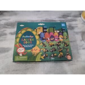 Easter‎ Eggs Mini Building Blocks Construction Vehicles, Kids Easter Activity